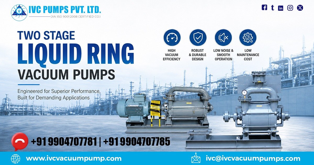 Two-Stage Liquid Ring Vacuum Pump Exporter in Oman
