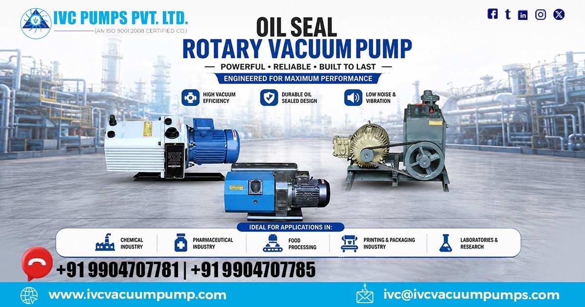 Oil Seal Rotary Vacuum Pump Exporter in Qatar