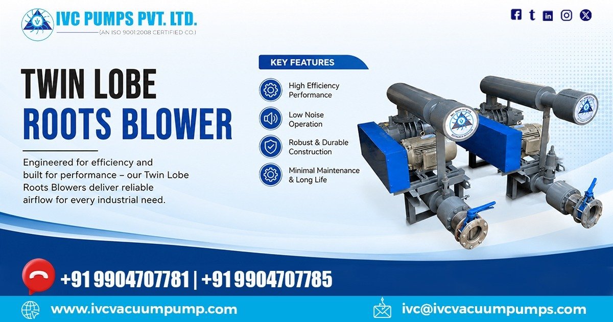 Twin Lobe Roots Blower in Oman