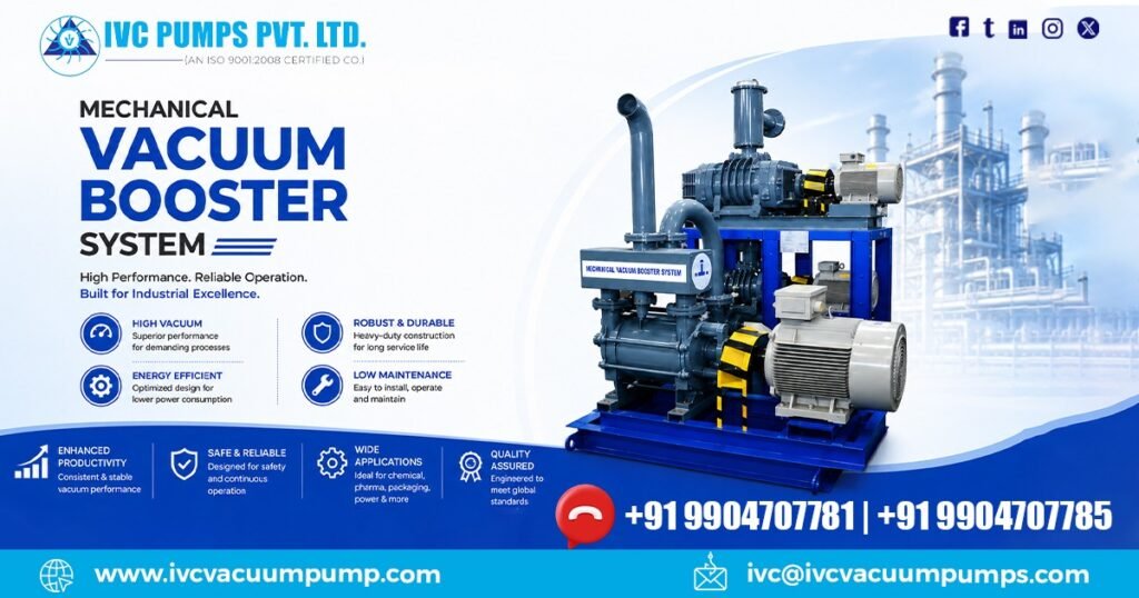 Mechanical Vacuum Booster System in Tamil Nadu