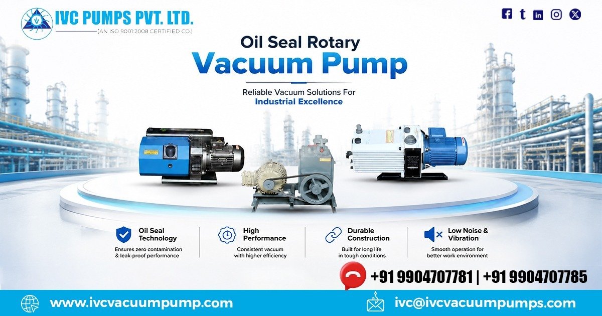 Oil Seal Rotary Vacuum Pump in Karnataka