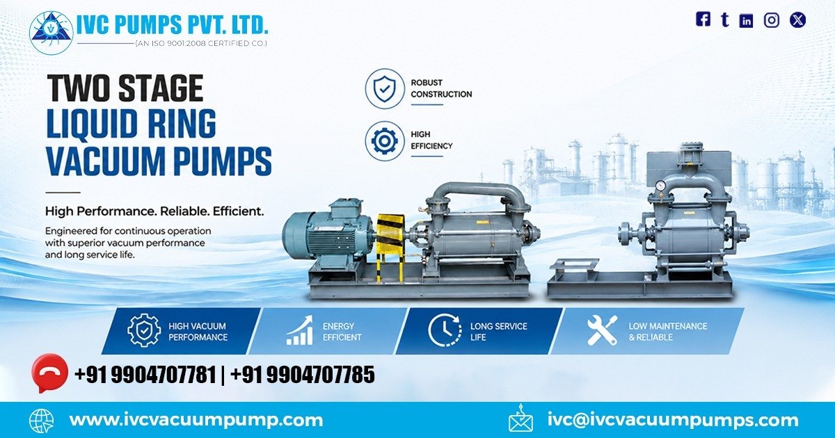 Two-Stage Liquid Ring Vacuum Pump in Kerala