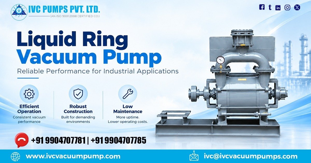 Liquid Ring Vacuum Pump in Kerala