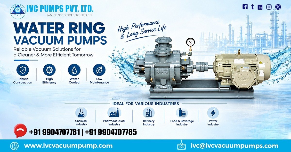 Water Ring Vacuum Pump in Telangana