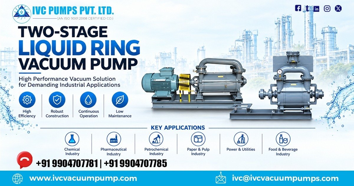 Two Stage Liquid Ring Vacuum Pumps in Karnataka