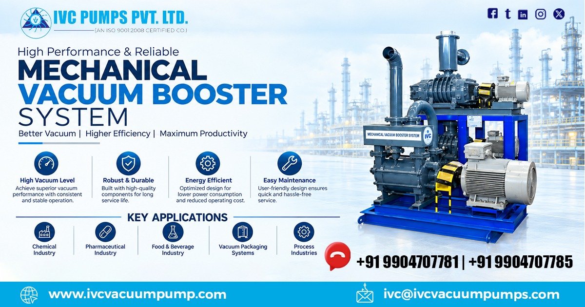 Mechanical Vacuum Booster System in Andhra Pradesh