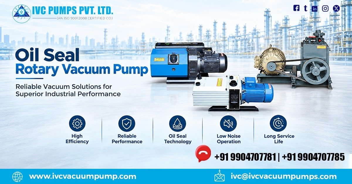 Oil Seal Rotary Vacuum Pump in Kerala